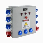Tablero de faena metálico con parada de emergencia 220 V Size S